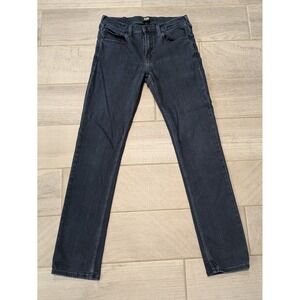 Paige Jeans Mens 30x33 Blue Federal Slim Fit Denim Stretch Straight‎ Leg